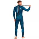 Roupa de Neoprene Pesca Sub Tokugawa Camo 3mm Azul