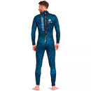 Roupa de Neoprene Pesca Sub Tokugawa Camo 3mm Azul