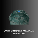Covo Armadilha Para Peixe Lambari/Tilapia/Camarão 16 Buracos