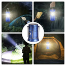 Lanterna Solar e Energia Estilo Lampião para Camping Pesca etc