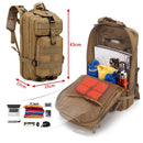 Mochila Camuflada Tática Militar 30 Litros Multiuso Cargueira/Camping/Trilha