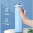 Garrafa Térmica 400ML Squeeze Stanley C/ Trava Led Painel Temperatura Quente e Fria Ideal P/ Café Chá Suco Água Academia