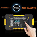 Carregador de bateria automotivo inteligente 12 V Display Digital Automáticas Carregador De Bateria De Carro Energia Reparação Puls-envio imediato