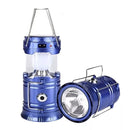 Lanterna Solar e Energia Estilo Lampião para Camping Pesca etc