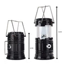 Lanterna Solar e Energia Estilo Lampião para Camping Pesca etc