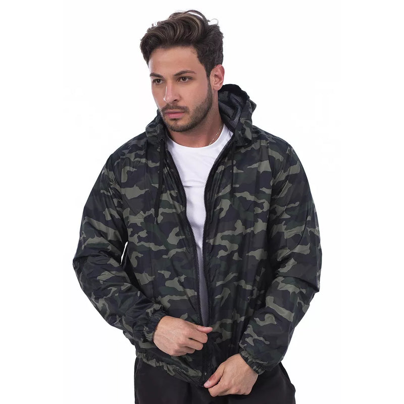 Jaqueta Corta Vento Blusa Masculino Camuflado