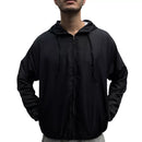 Jaqueta Masculina Corta Vento Semi Forrada Liso Preto, Azul, Branco