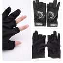 Luva Para Pesca Anti-derrapante Pescaria 1 Par Preta