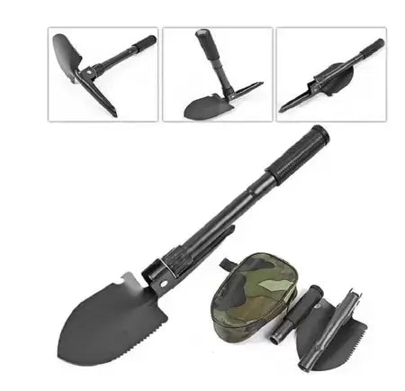Pá Portátil Dobrável Militar De Emergência Multi-função