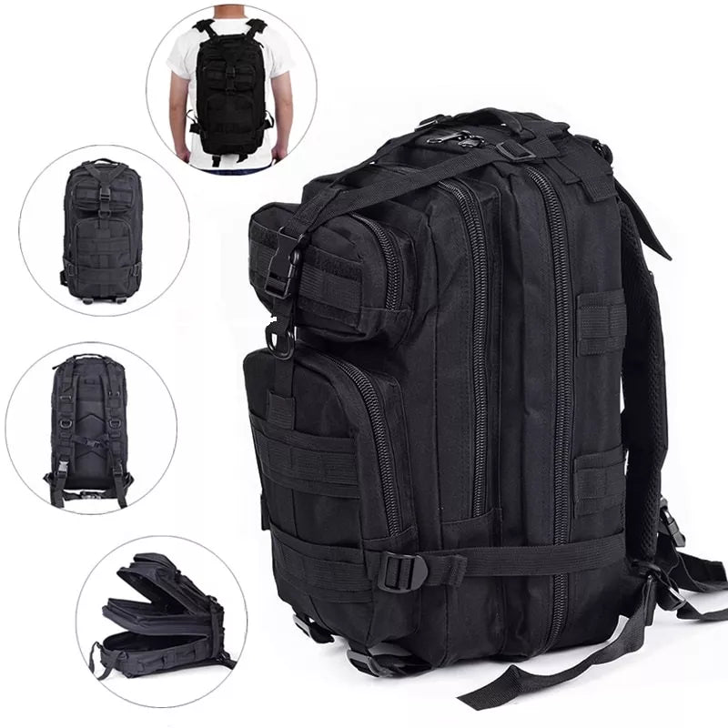 Mochila Camuflada Tática Militar 30 Litros Multiuso Cargueira/Camping/Trilha