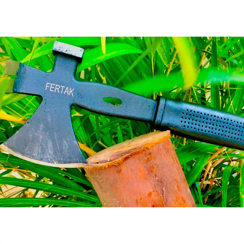 Machadinha Tático Camping Esportivo Aço 3 Em 1 - Fertak