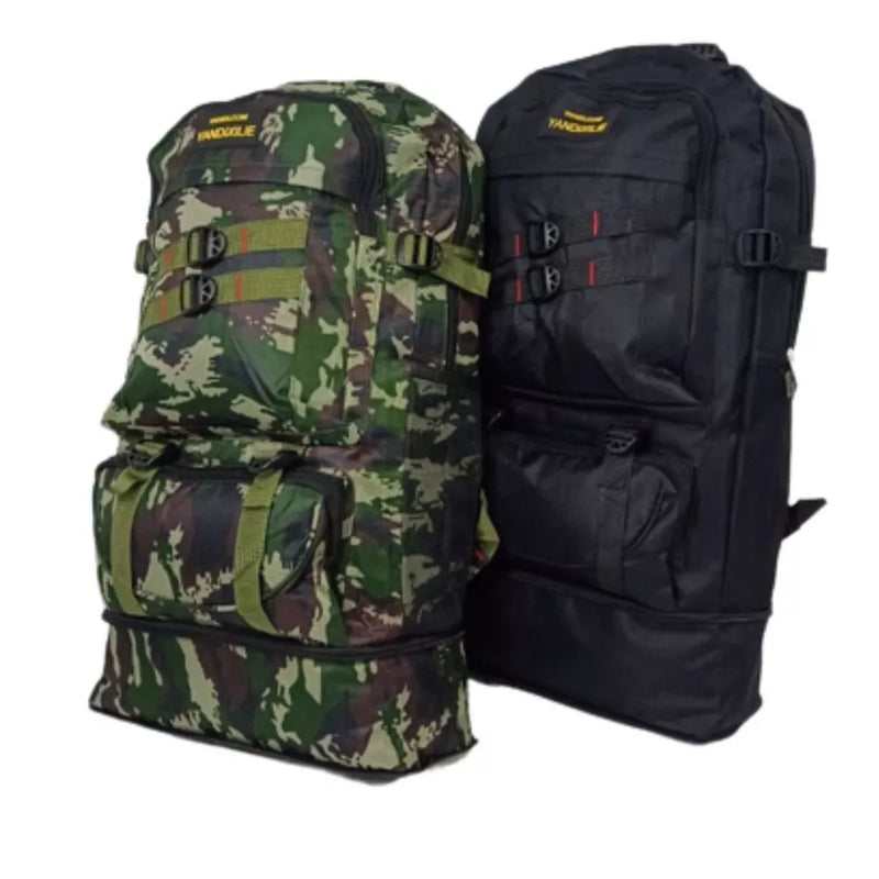 Mochila Cargueira Grande Tática Camping Viagem 60L