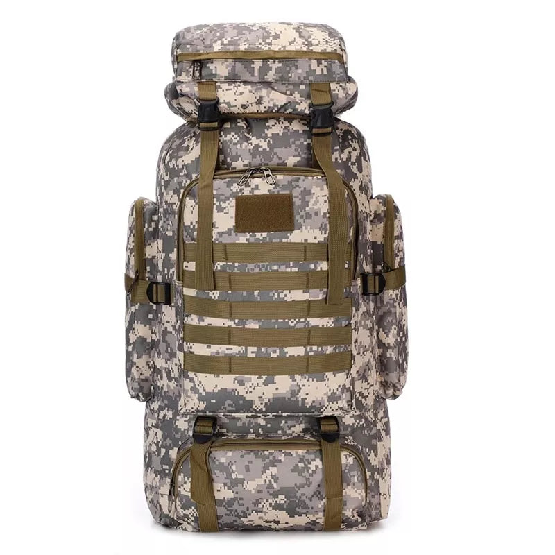 Mochila Grande 80L/90L Para Camping Impermeável Trilhas/Acampamento