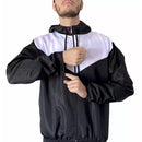 Jaqueta Masculina Corta Vento Semi Forrada Liso Preto, Azul, Branco