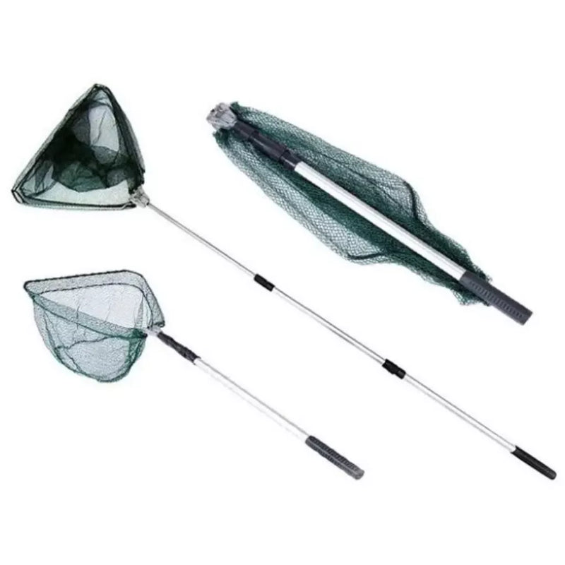 Passaguá  Retrátil  Para Pesca E Capura de Camarão Dobrável Alumínio 1,70 Metros