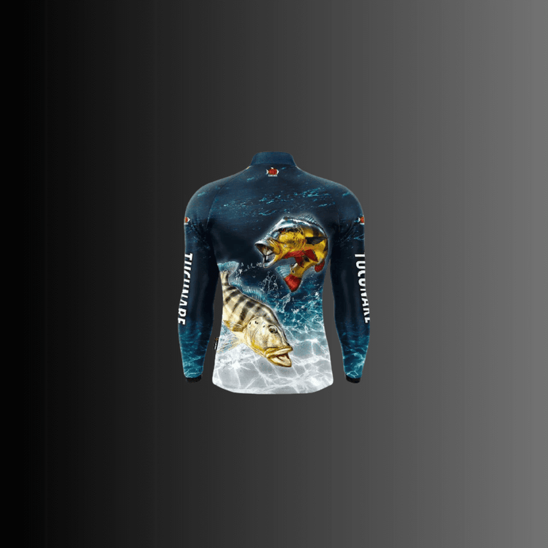 Camisa  Blusa De Pesca Peixe Tucunare Proteção Uv50