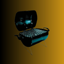 Mini Churrasqueira a Bafo Portátil Camping Pesca- Frete Grátis