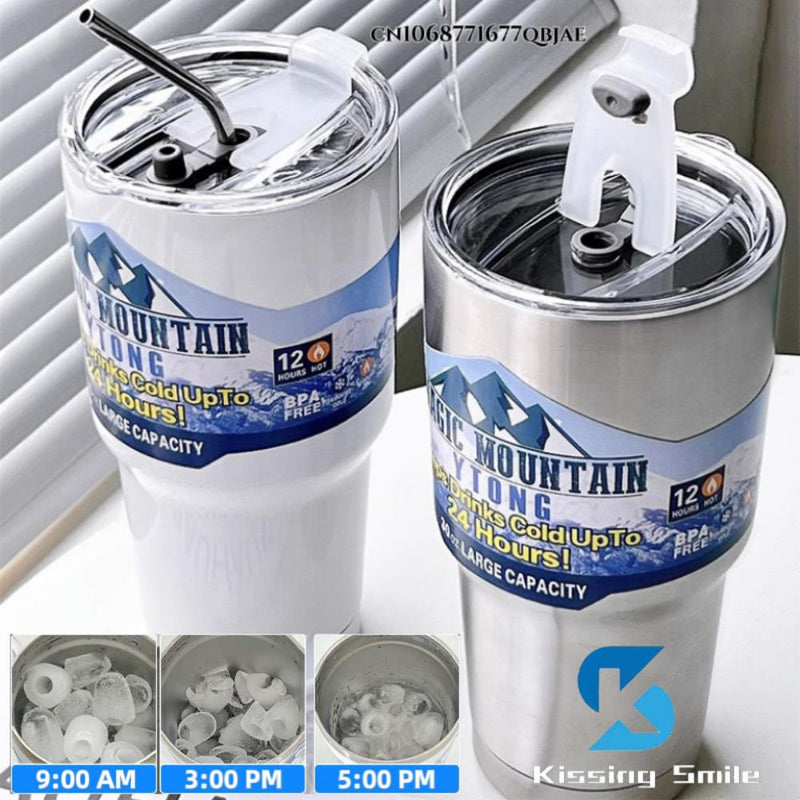 Super Copo Térmico 24H em Aço Inoxídável 900ML