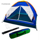 Barraca Camping Para 4 Pessoas Tenda Acampamento + Bolsa