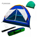 Barraca Camping Para 4 Pessoas Tenda Acampamento + Bolsa