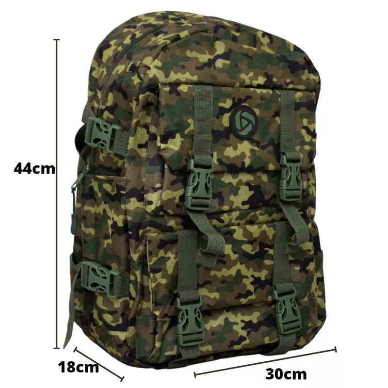 Mochila Camuflada Reforçada Militar Trilha Camping Cargueira Exercito Viagem Mochilão