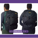 Mochila Cargueira Grande Tática Camping Viagem 60L