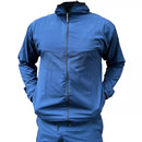 Blusa Corta Vento Slim Poliester Preto Marinho e Cinza