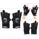 Luva Para Pesca Anti-derrapante Pescaria 1 Par Preta