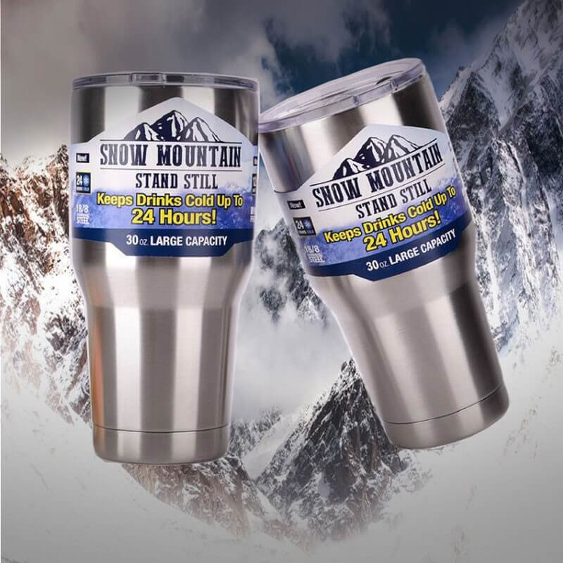 Super Copo Térmico 24H em Aço Inoxídável 900ML