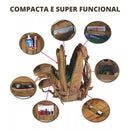 Mochila Camuflada Tática Militar 30 Litros Multiuso Cargueira/Camping/Trilha