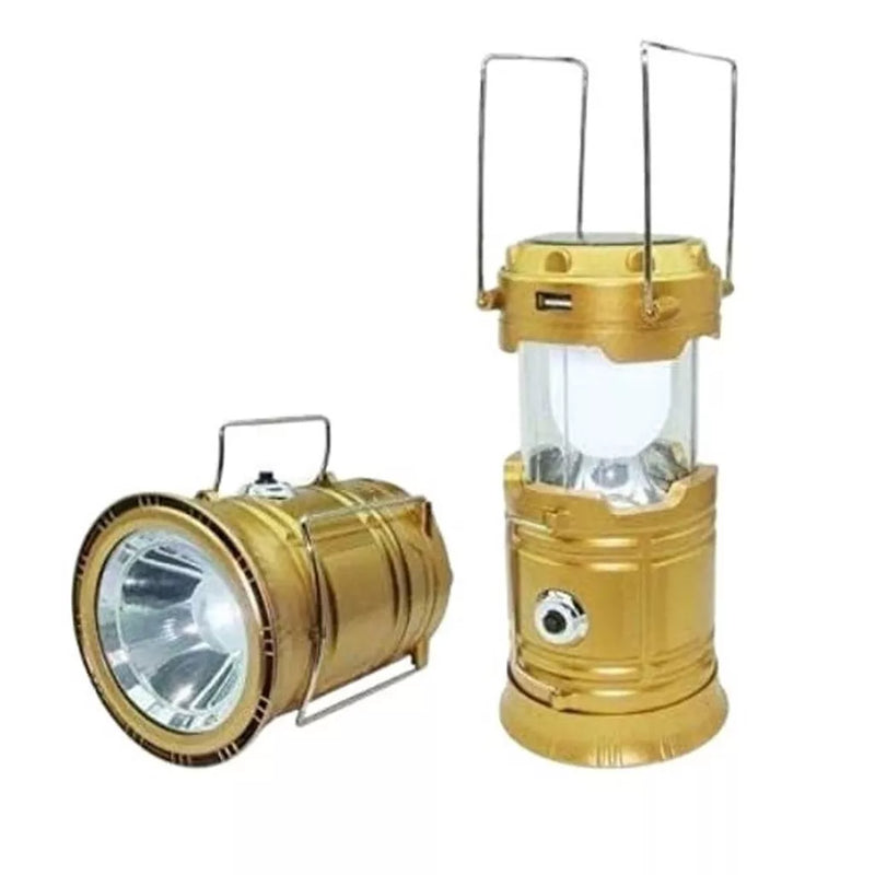 Lanterna Solar e Energia Estilo Lampião para Camping Pesca etc