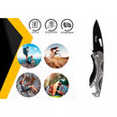 Canivete de Lamina Dobrável de Inox Para Pesca/Camping/Caça