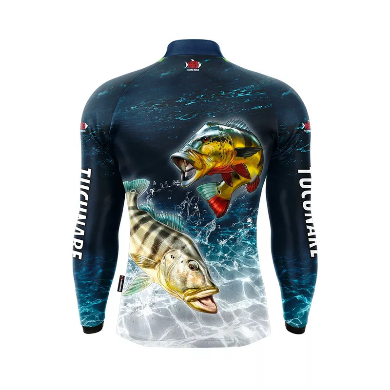 Camisa  Blusa De Pesca Peixe Tucunare Proteção Uv50