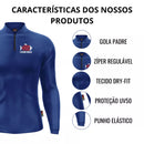 Camisa Blusa De Pesca Camuflada Preta Proteção Uv50